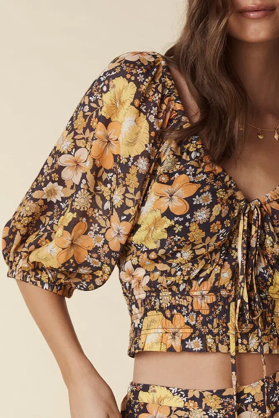 Spell and the Gypsy Hibiscus Lane Licorice Set Size XS/Au 6 for rent on The Volte - main image