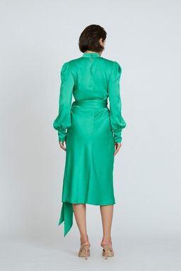 By Johnny Camellia Midi Dress for rent on The Volte - image 3