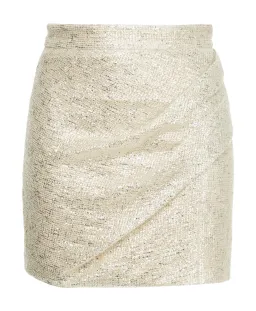 Manning Cartell Flash Bulb Mini Skirt & Cami Set Metallic Gold Size 8 for rent on The Volte - image 4