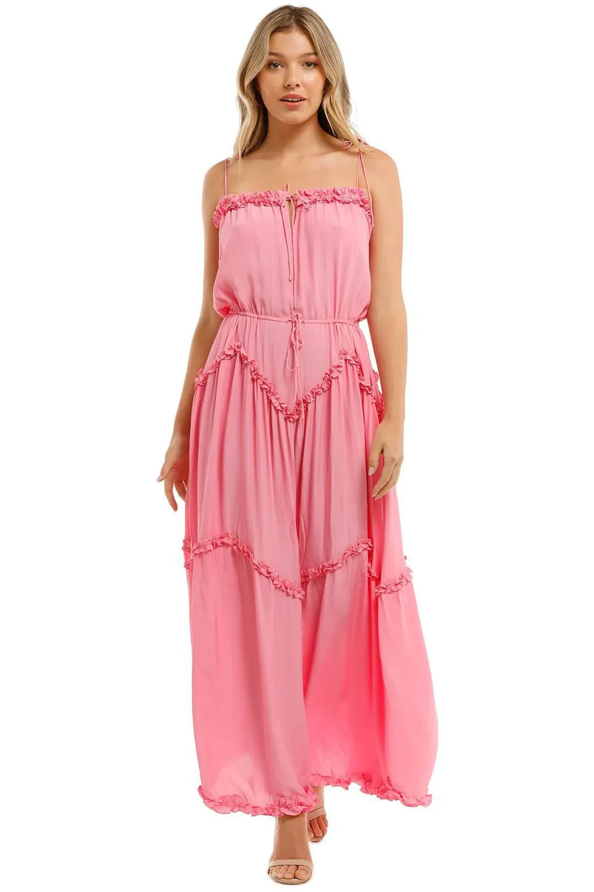 SWF Dynamic Maxi Dress Pink Size S/AU 8 - Image 1