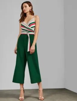 Ted Baker Jordin Tutti Frutti Stripe Jumpsuit in Multi Size 8 for rent on The Volte - image 2