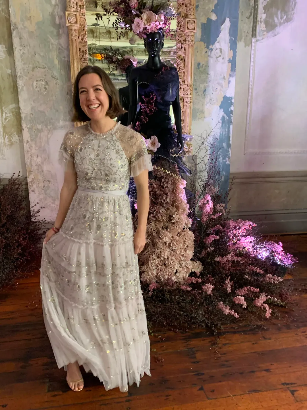 Needle And Thread Constellation Gown Blush Size AU 8 for rent on The Volte - main image