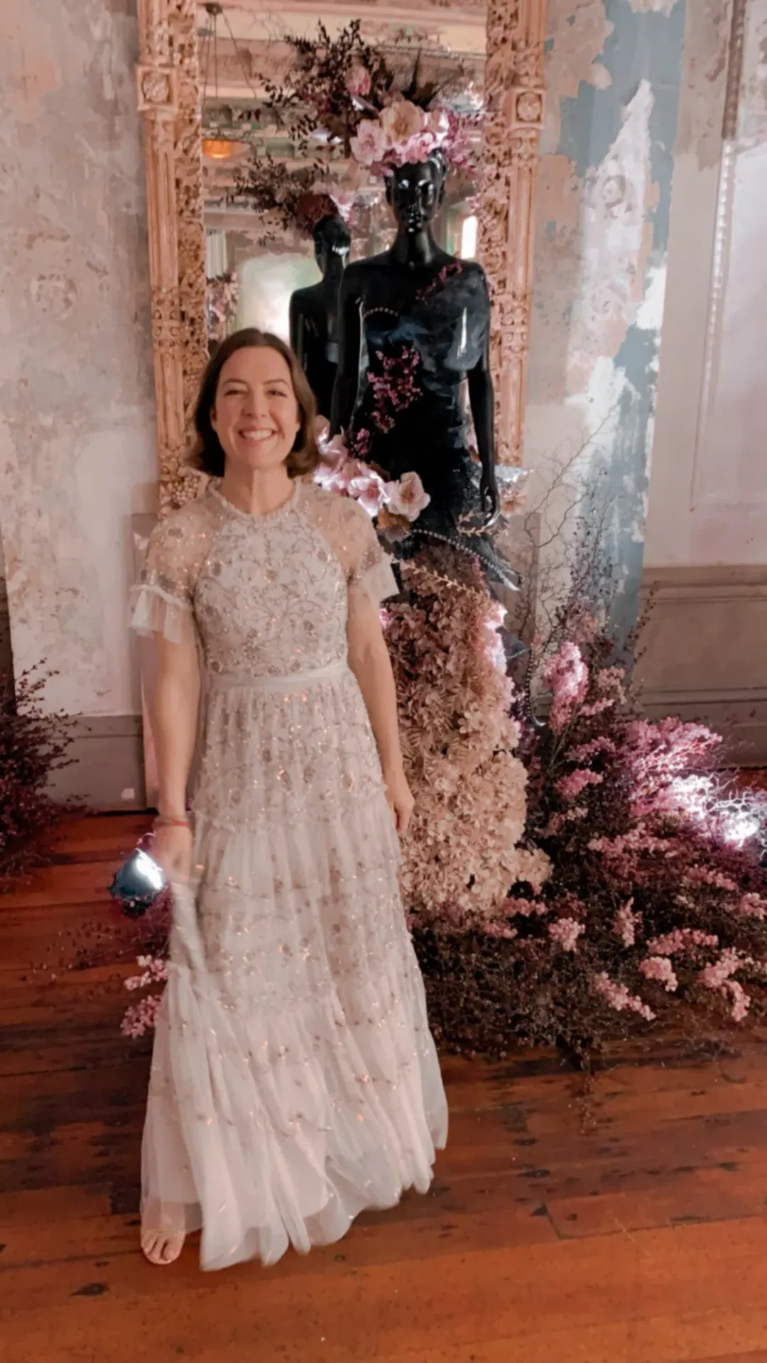 Needle And Thread Constellation Gown Blush Size AU 8 for rent on The Volte - main image