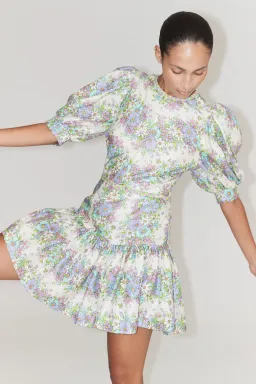 Alemais Agnes Mini Dress Cream Size AU 10 for rent on The Volte - image 3