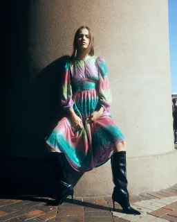 CeliaB Cuarzo Sequin Dress Midi Multi for rent on The Volte - image 1