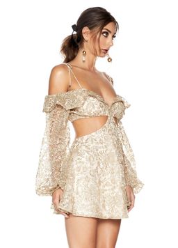 GOLDEN HOUR DRESS - GOLD for rent on The Volte - image 4