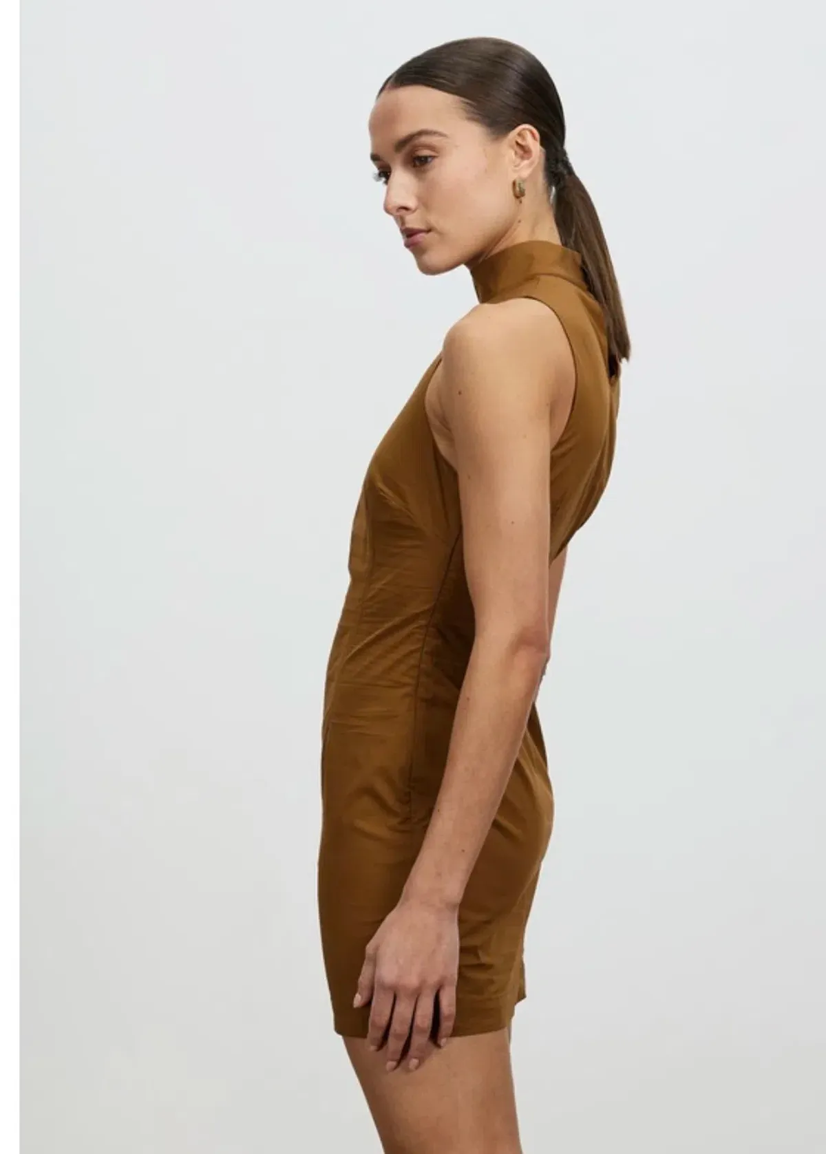 Lover Hadley Mini Dress Brown Size 8 - Image 3