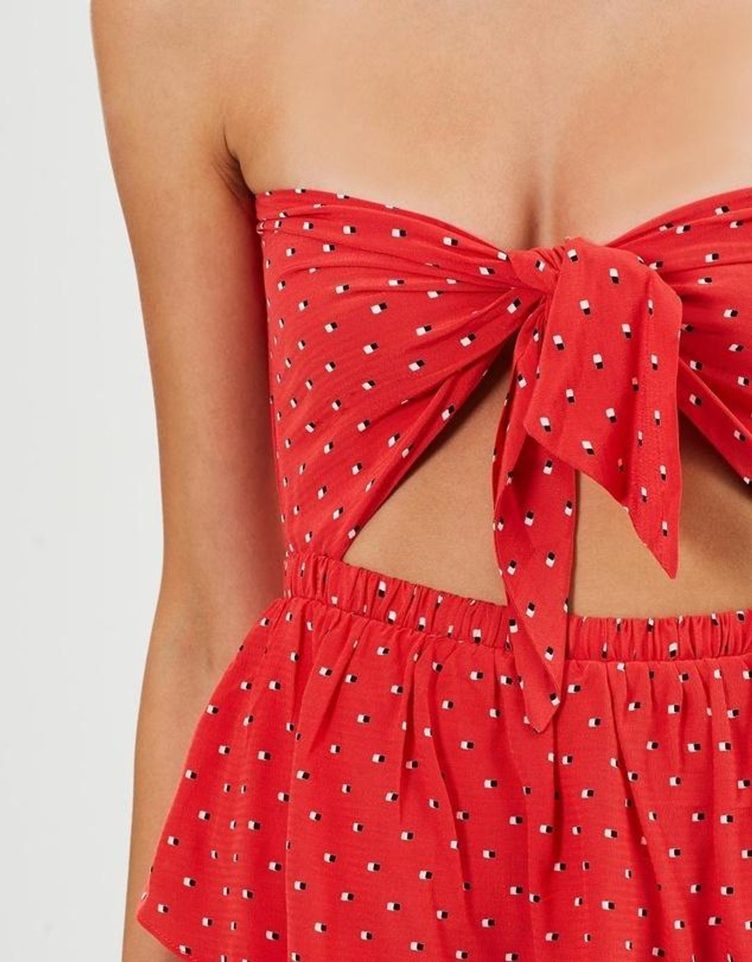 BELLE AMIE DRESS RED for rent on The Volte - main image