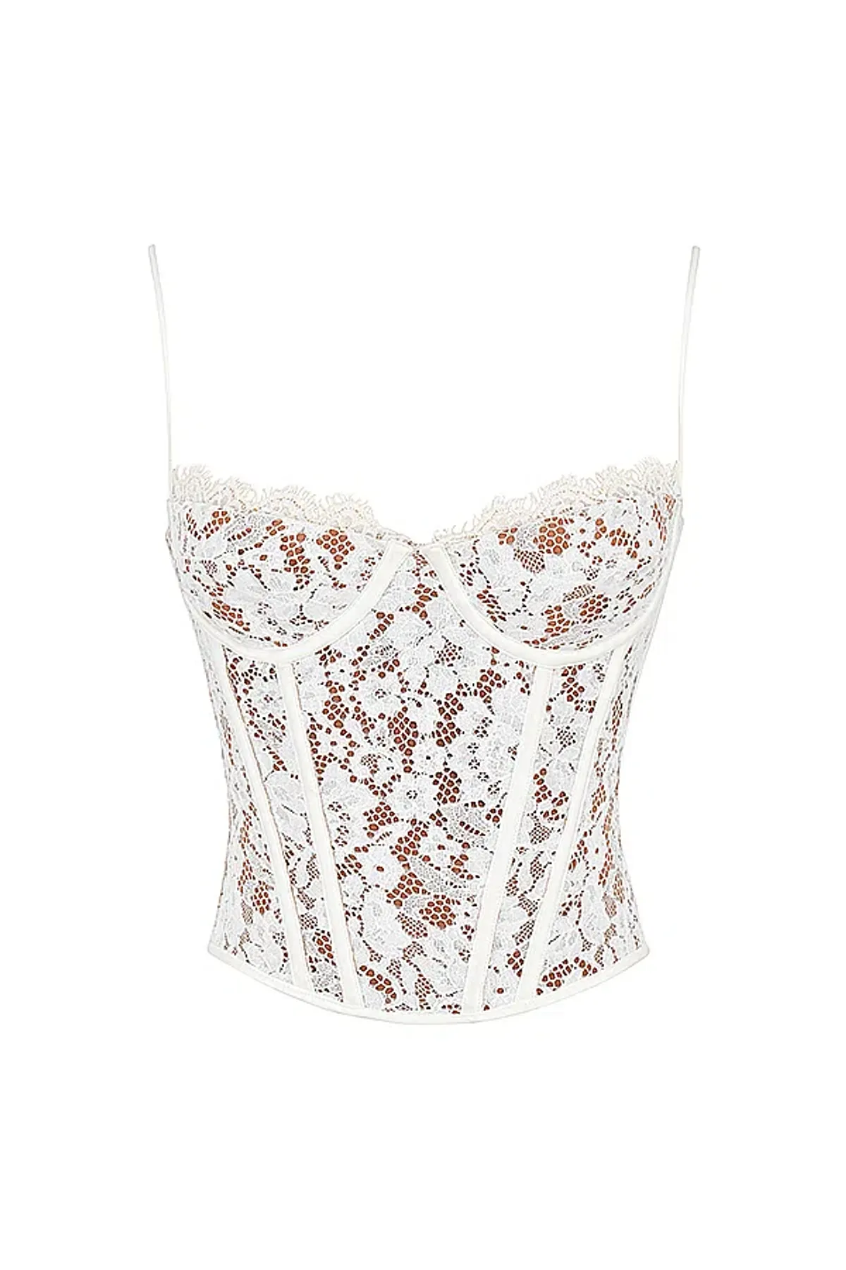 House of CB Mila Lace Underwire Corset Ivory Size Small / Au 8 - Image 2