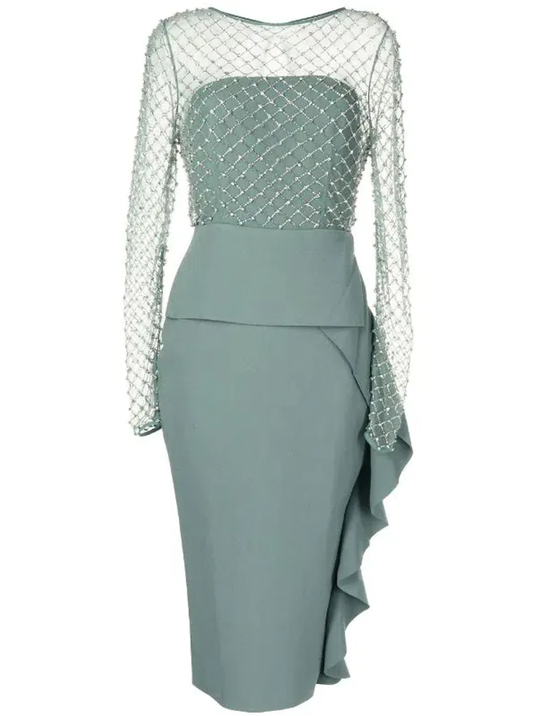 Rachel Gilbert Estelle Dress Green Size 4/Au 14 for rent on The Volte - main image