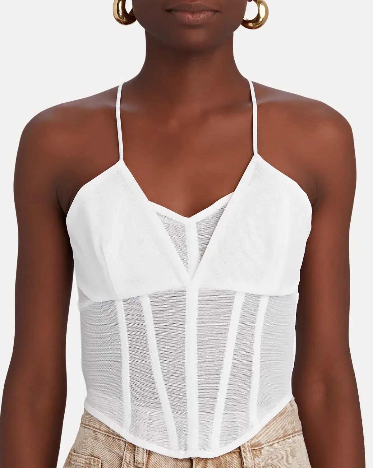 Viktoria and Woods Sigma Corset Bustier White Size 1 / AU 8 - Image 5