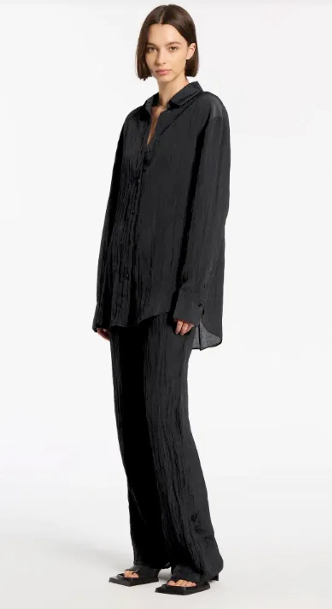 Sir the Label Suri Shirt and Pant Set Black Size AU 8 for rent on The Volte - main image
