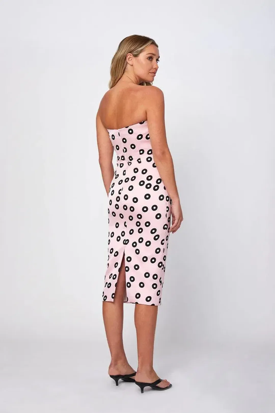 By Johnny Party Spot Strapless Dress Pink Size AU 10 for rent on The Volte - main image