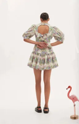 Alemais Alamos Agnes Mini Dress Cream Size AU 12 for rent on The Volte - image 3