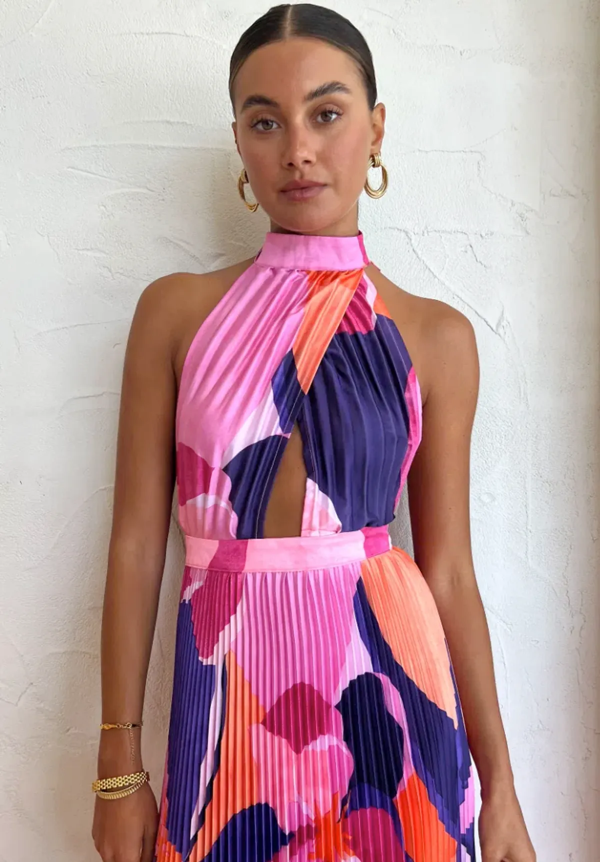 Lidee Renaissance Gown in Capri Pink Size 8 - Image 2