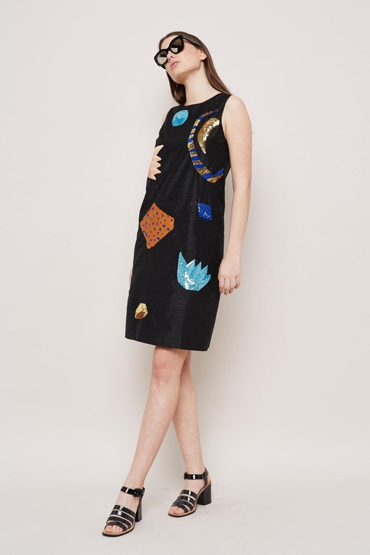 Gorman - Fleur Noir Sequinned Dress - Image 2