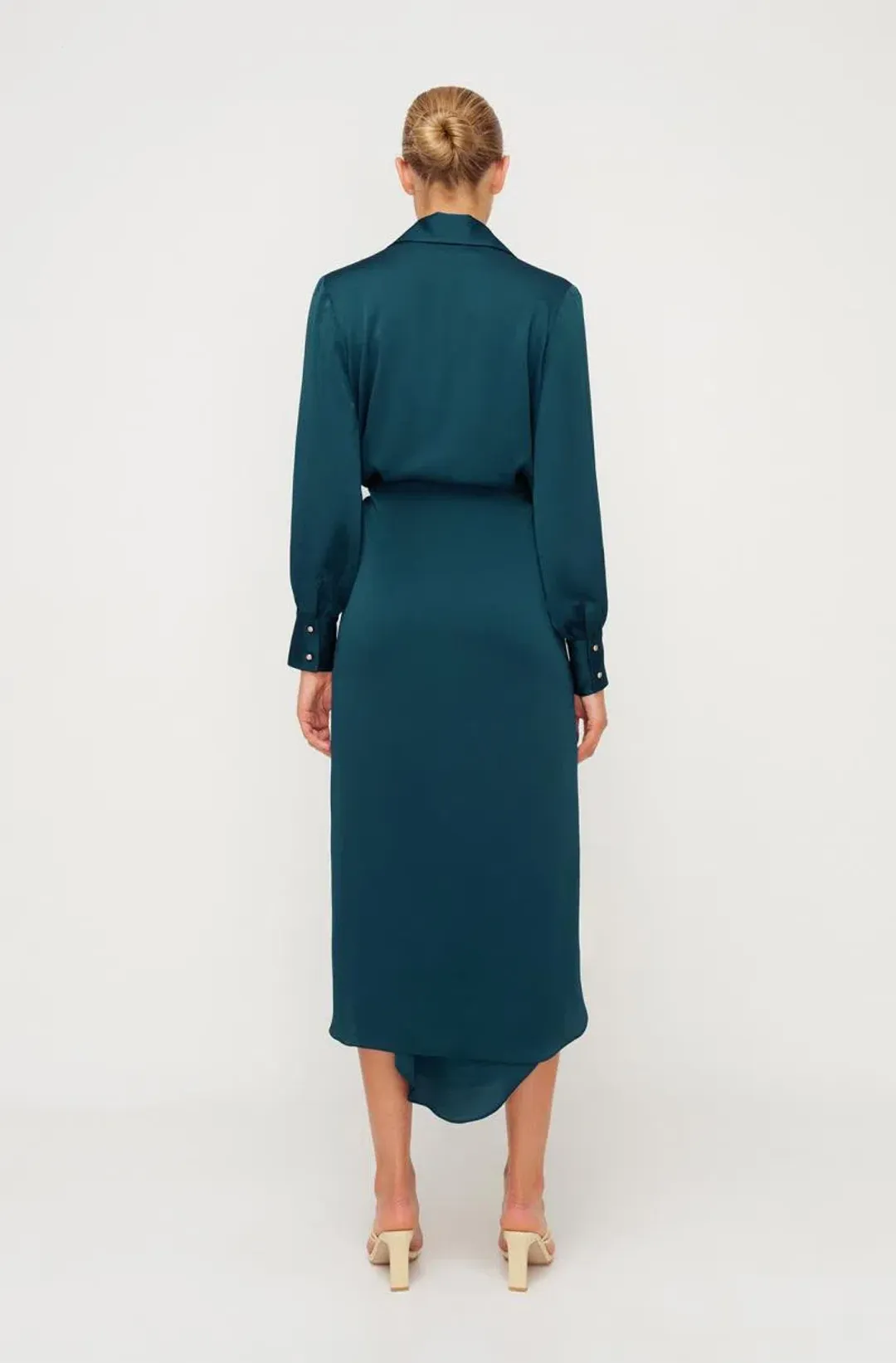 Sheike Hemisphere Midi Dress Blue Size 8 / S for rent on The Volte - main image