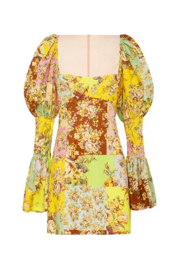 Alemais Matilde Puff Sleeve Mini Dress Multi Size 10 for rent on The Volte - image 4