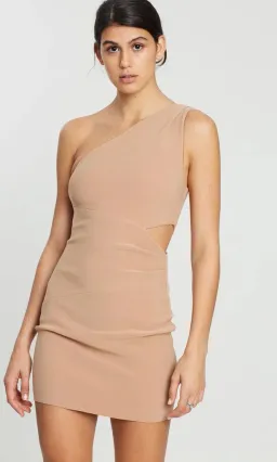 Bec & Bridge Eika Mini Dress Caramel Size 10 for rent on The Volte - image 3