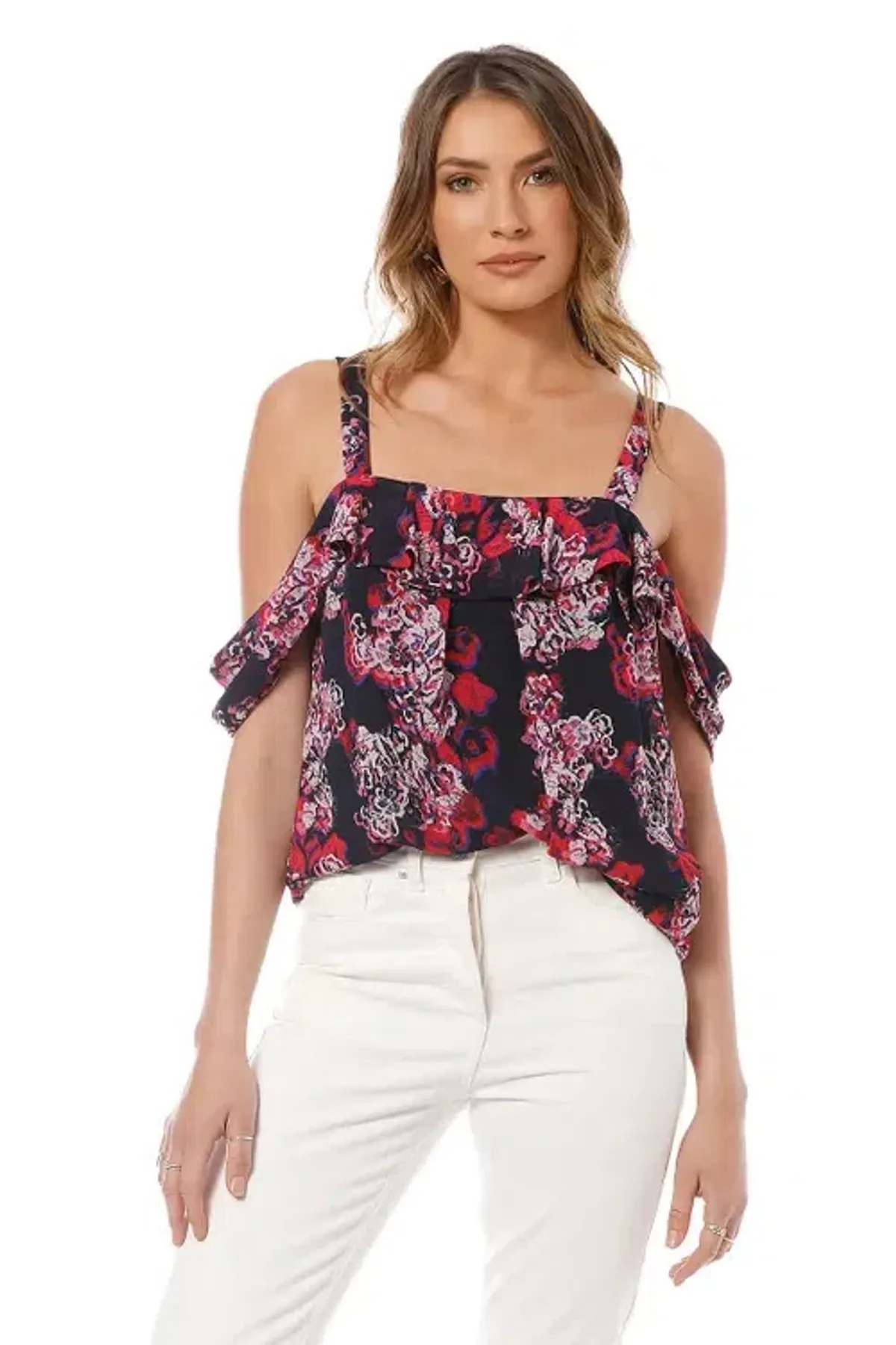 Camilla and Marc Grenadine Top in Floral Size 10 - Image 3