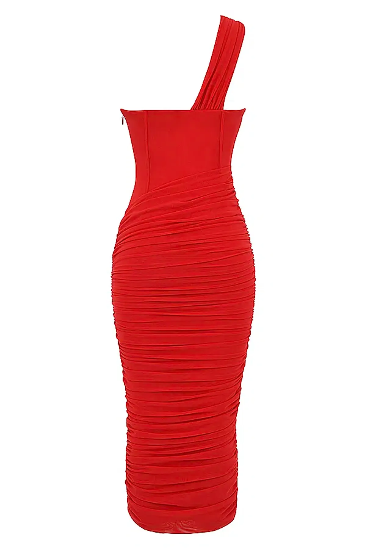 House of CB Valentina Midi Dress Red Size 6 - Image 7