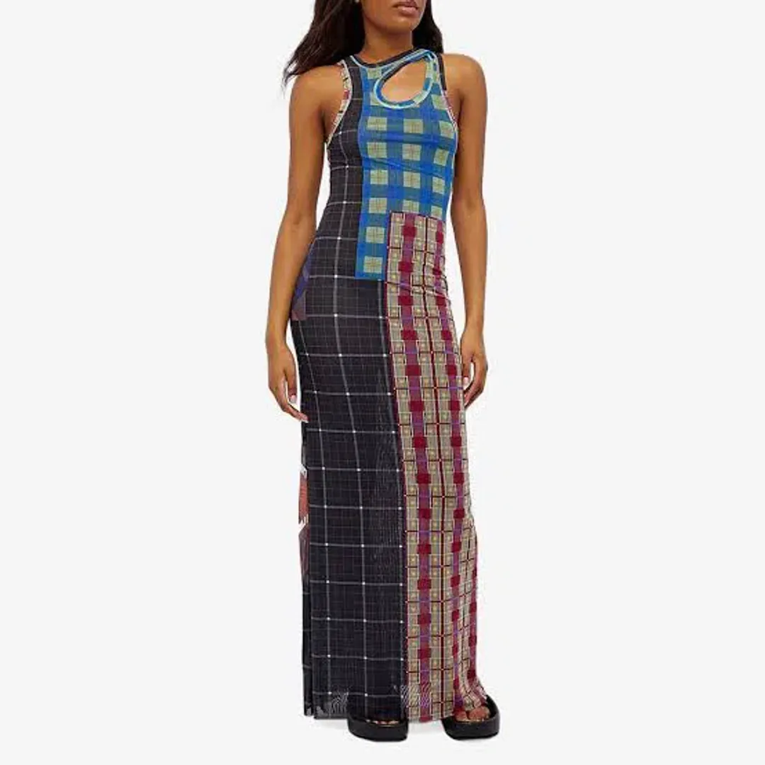 Ottolinger Mesh Tank Maxi Dress Multi-colored Size M / AU 10 for rent on The Volte - main image