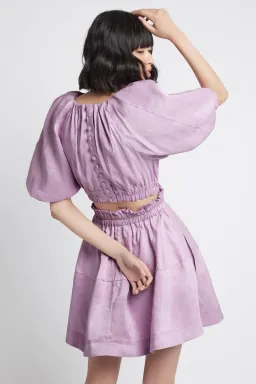 Aje Solitude Mini Dress Purple Size AU 10 for rent on The Volte - image 2