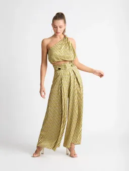 Sheike Revolution Top and Pant Coord Set Print Size 8 for rent on The Volte - image 3