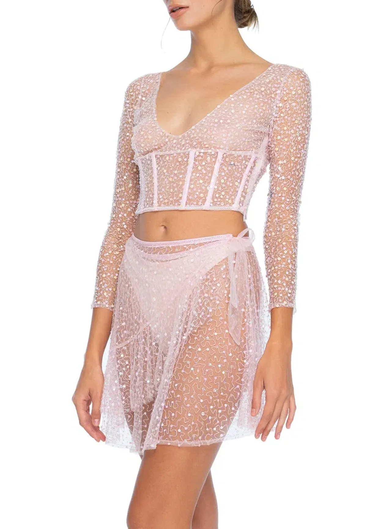 Dyspnea Certified Freak Bodice Pink Size L/AU 12 - Image 1