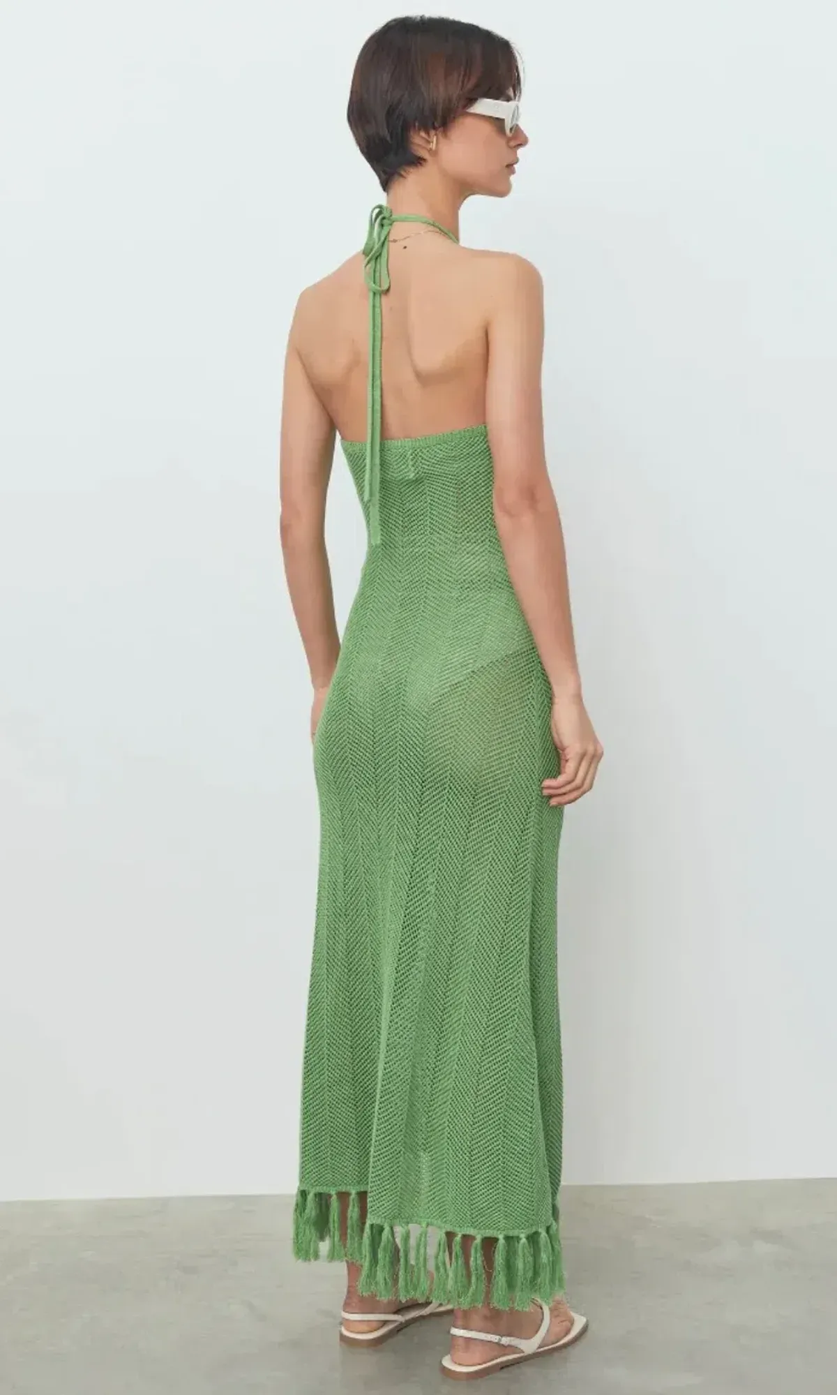 Viktoria & Woods Kryptonite Dress In Emerald Size 10 - Image 3