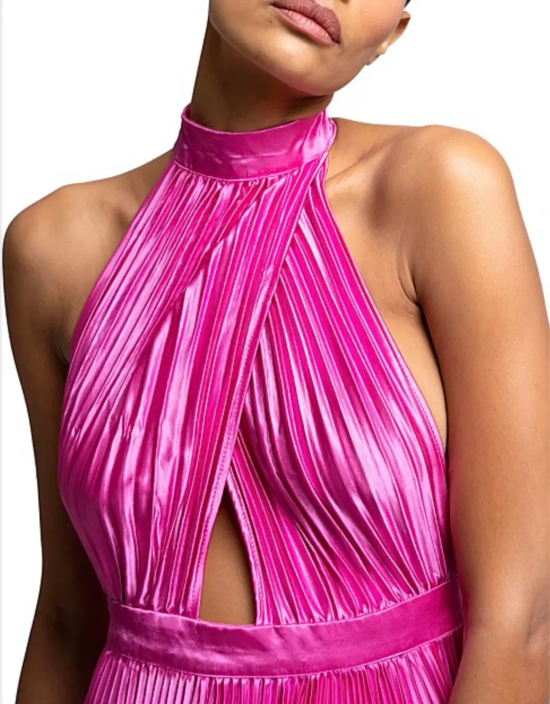 L'Idee Renaissance Mini Dress in Flamingo Size 10 / M for rent on The Volte - main image