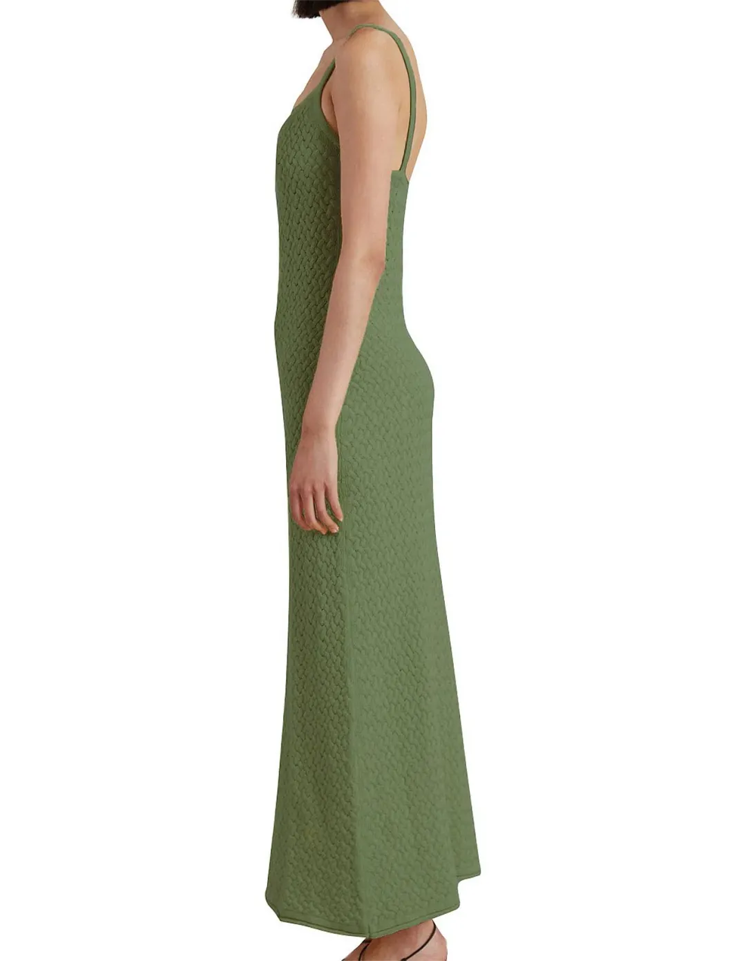 Bec & Bridge Effie Knit Key Maxi Dress Green Size L / Au 12 for rent on The Volte - main image