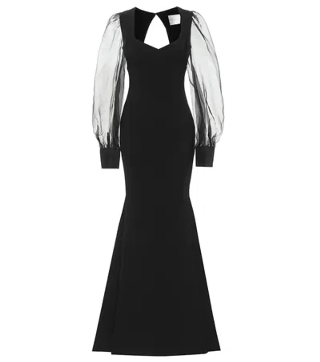 Rebecca Vallance Barbie Cut Out Gown Black Size 10 for rent on The Volte - main image