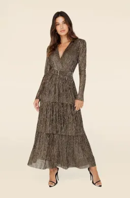 Sheike All That Sparkles Dress Brown Size AU 8 for rent on The Volte - image 1