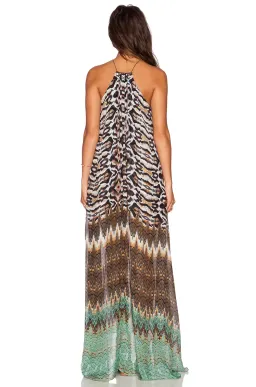 Camilla Long Sheer Overlay Dress Eyasi Stillness Size 8 for rent on The Volte - image 2