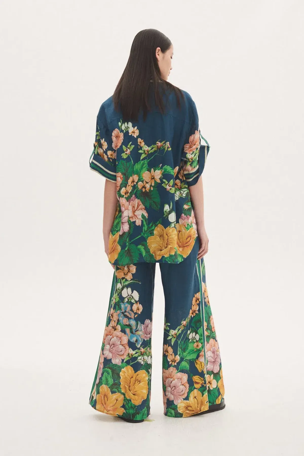 Alemais Lyla Pant and Shirt Set Floral Size 8 - Image 2