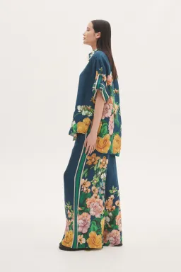 Alemais Lyla Pant and Shirt Set Floral Size 8 for rent on The Volte - image 3