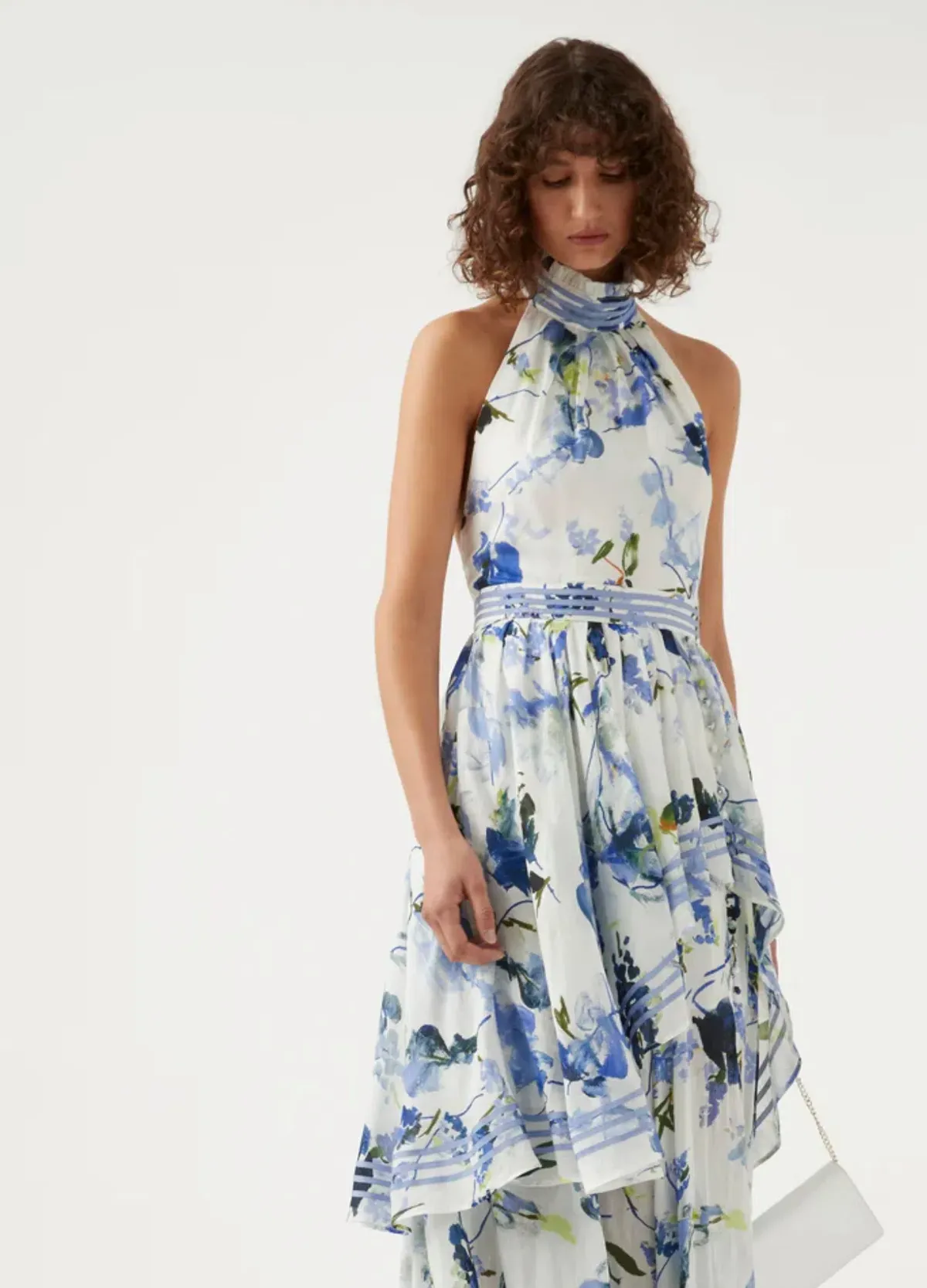 Aje Sienna Maxi Dress Lavenders of Provence Print Size 12 - Image 2