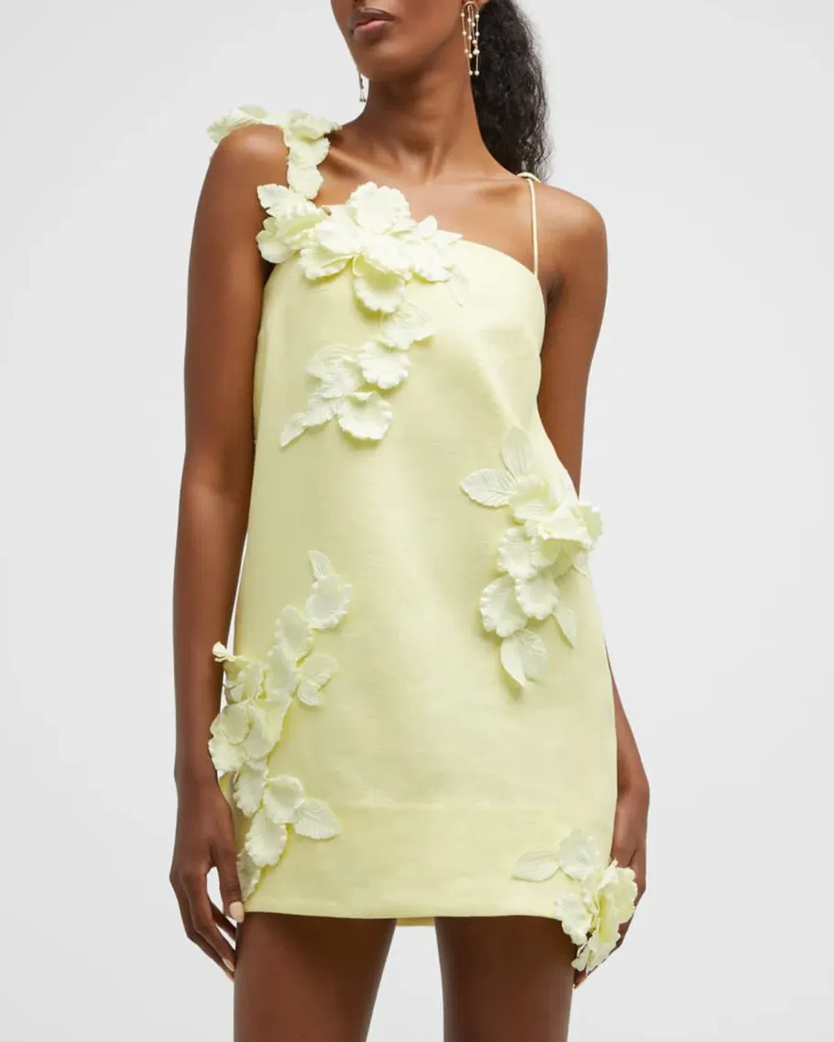 Zimmermann The High Tide Lift Shift Flower Mini in Lemon Size 0/Au 8 - Image 2