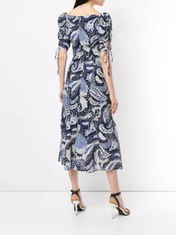 Alice McCall Paisley Midi Dress Blue/Print Size 8 for rent on The Volte - image 3