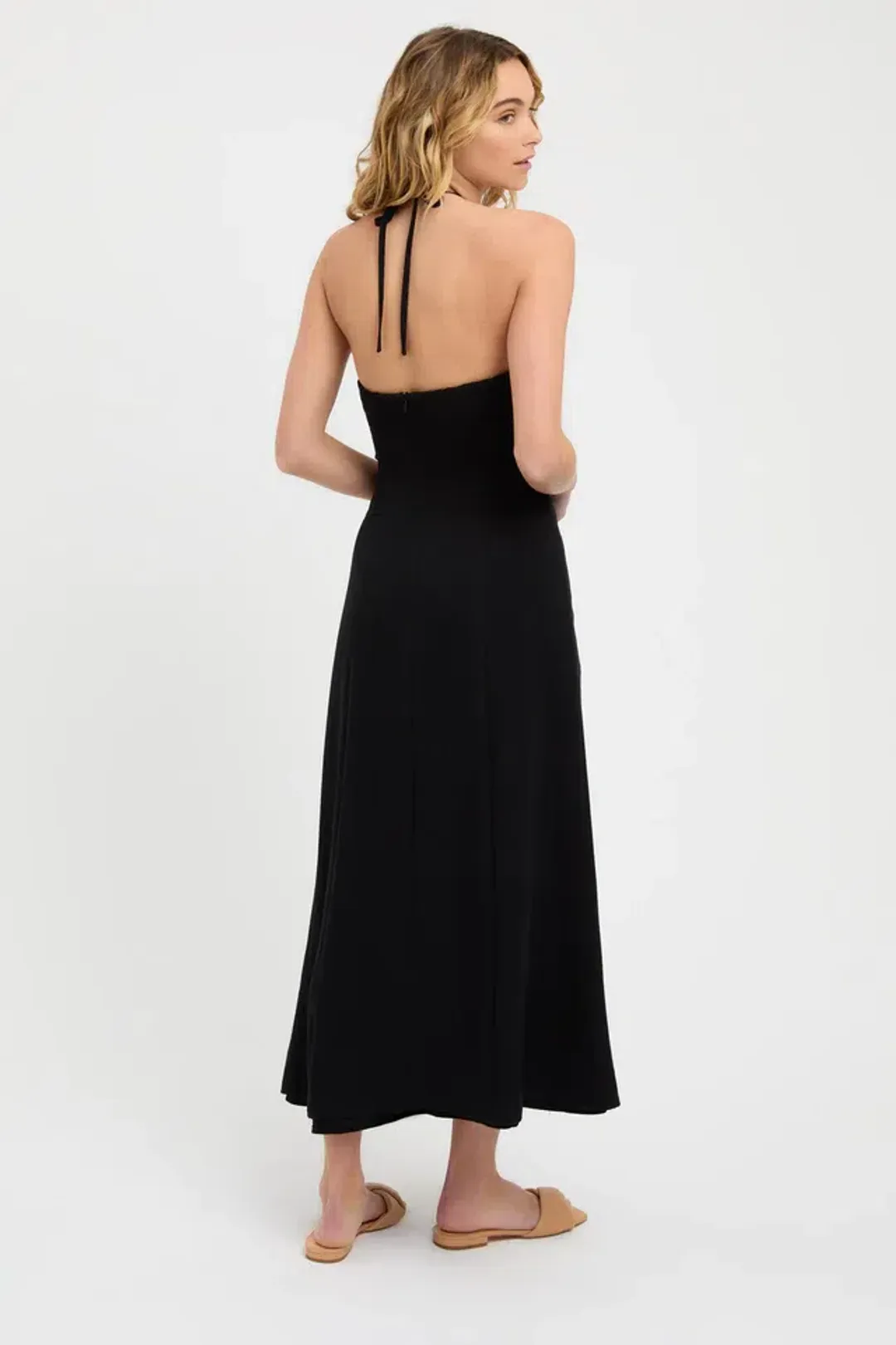 Kookai Hayman Cross Tie Dress Black Size AU 6 for rent on The Volte - main image