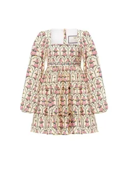 Agua by Agua Bendita Avena Peonia Aurora Mini Dress Floral Size 8 for rent on The Volte - image 5