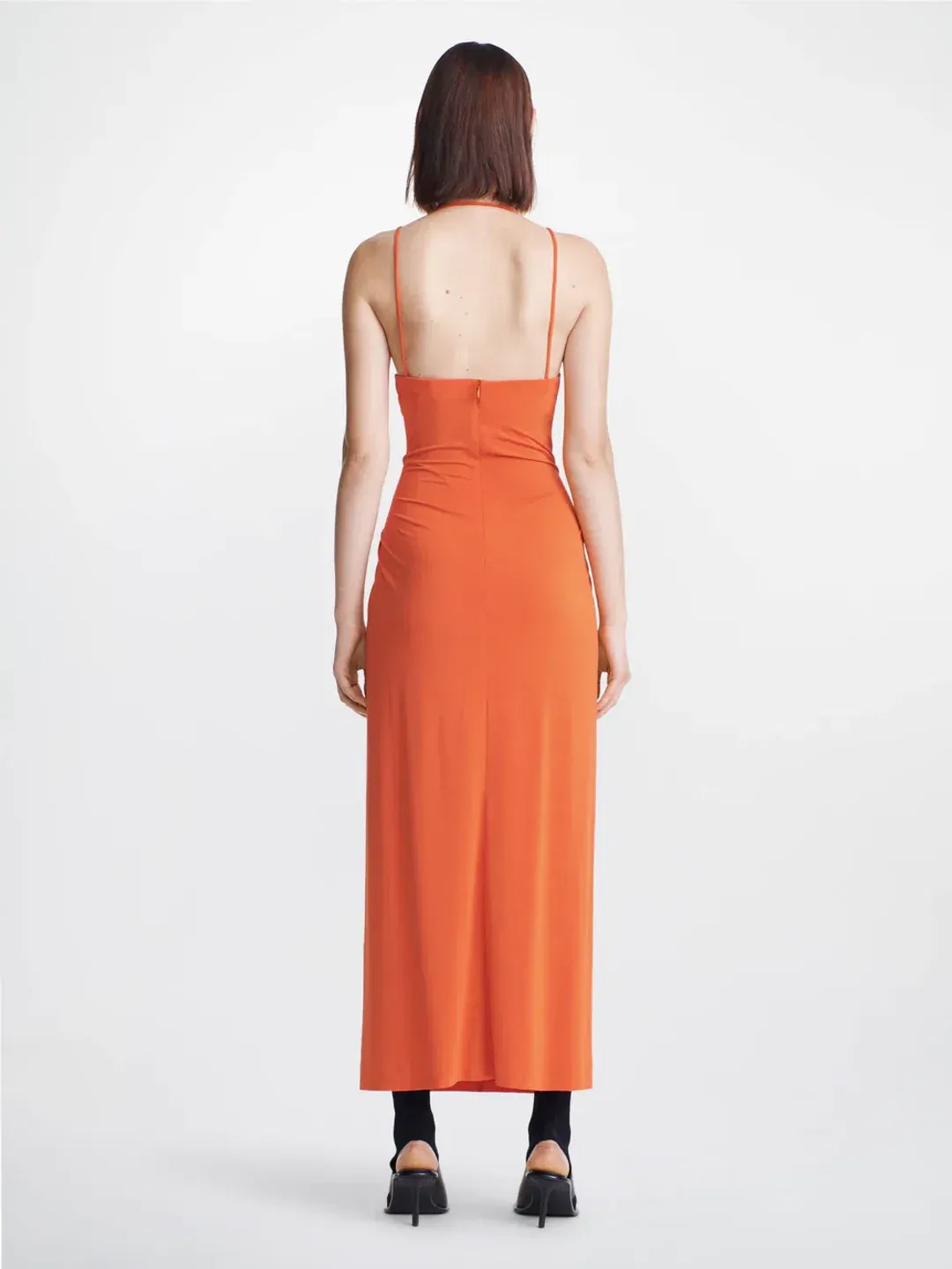 Dion Lee Rivet Cut Out Dress Flame Size 4 for rent on The Volte - main image