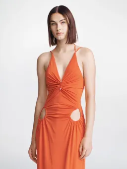 Dion Lee Rivet Cut Out Dress Flame Size 4 for rent on The Volte - image 4