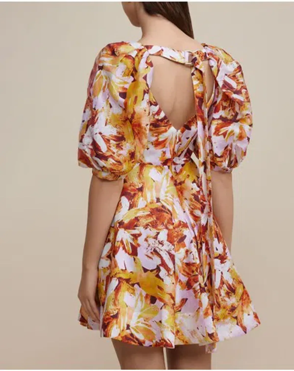 Acler Octavia Mini Dress Floral Size 12 - Image 3