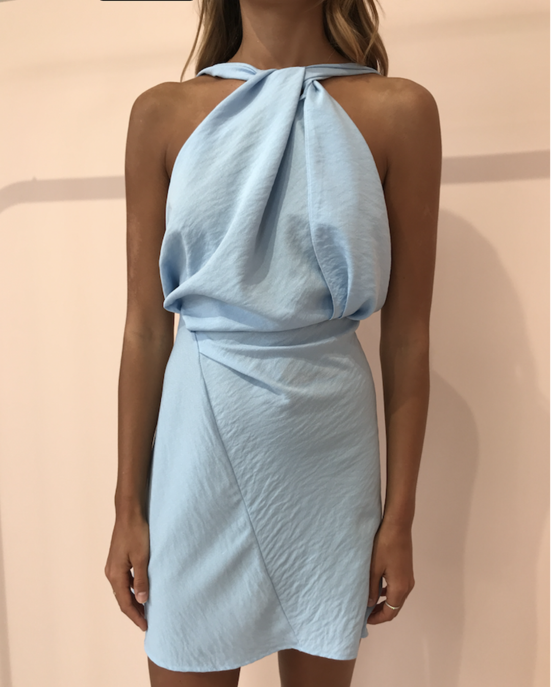 One fell swoop Audrey dress arctic blue size 10 for rent on The Volte - main image