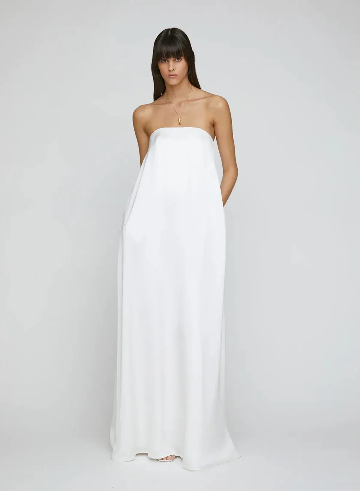 Anna Quan Delfina Gown Ivory White Size AU 10 - Image 2