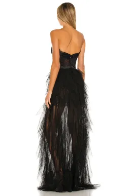 For Love and Lemons Bustier Gown Black Size AU 8 for rent on The Volte - image 2