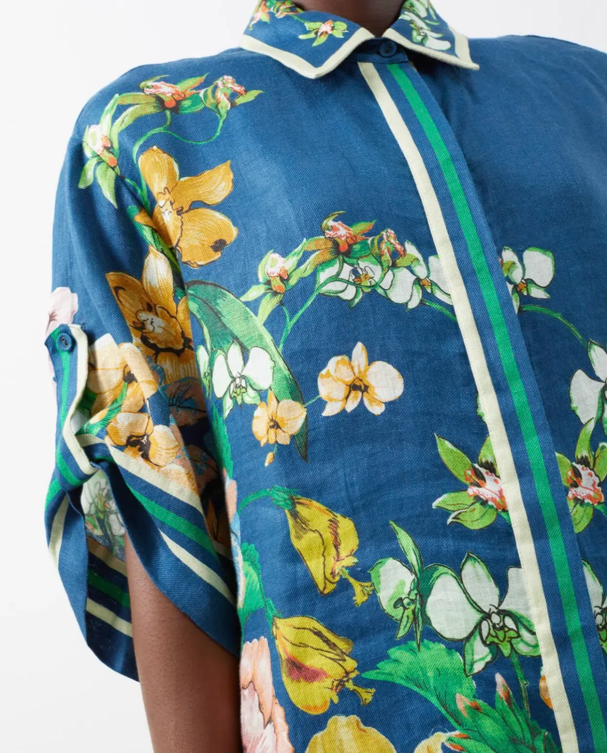 Alemais Lyla Shirt And Pants Set Navy Size AU 14 - Image 1