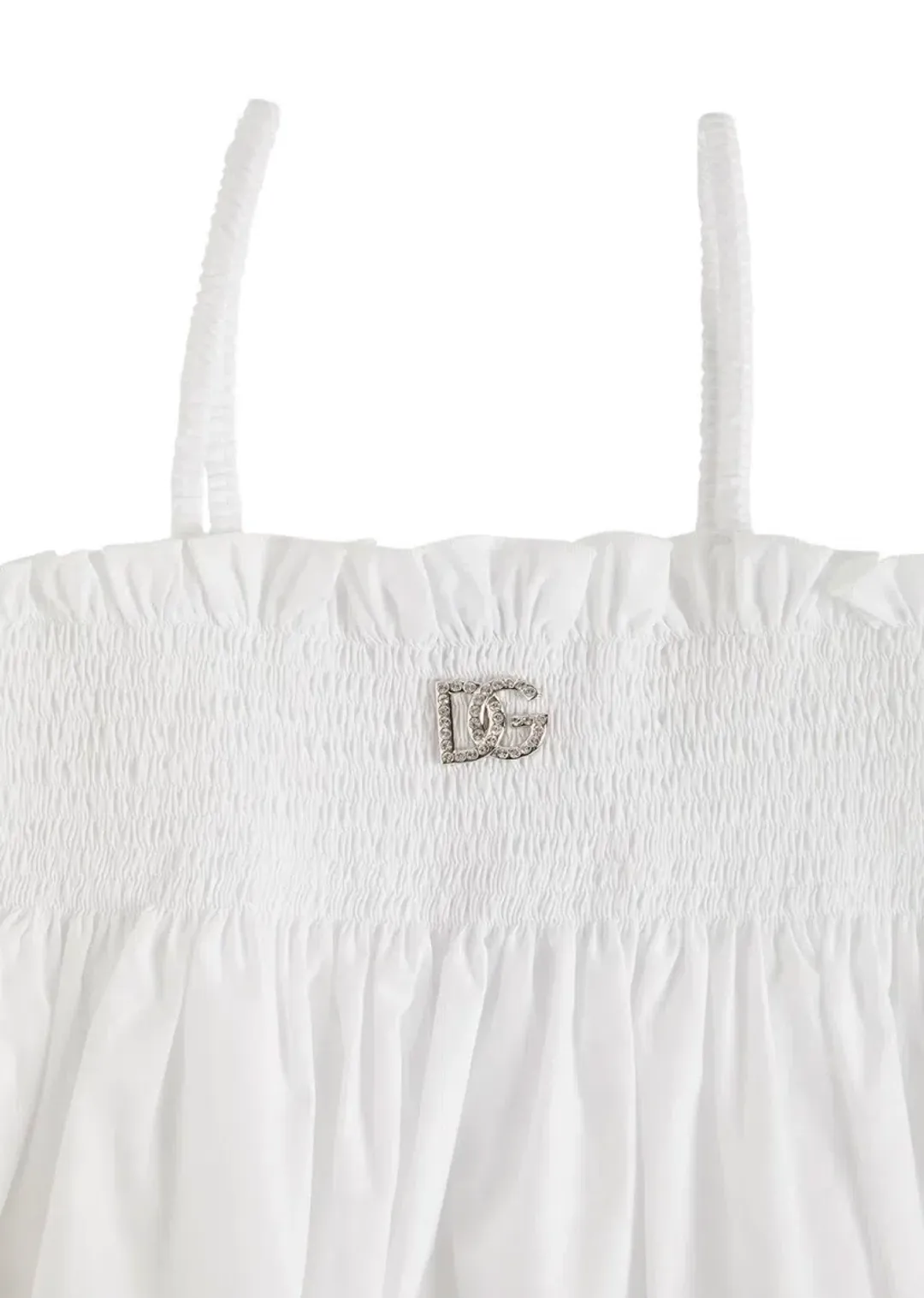 Dolce & Gabbana Cotton Poplin Dress White Size 5 for rent on The Volte - main image